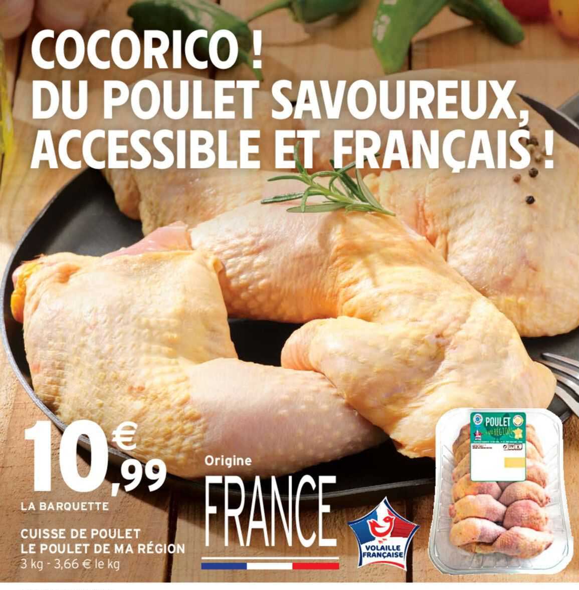 cuisse de poulet le poulet de ma région