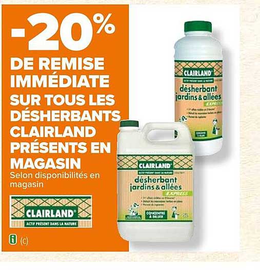 Désherbants Clairland