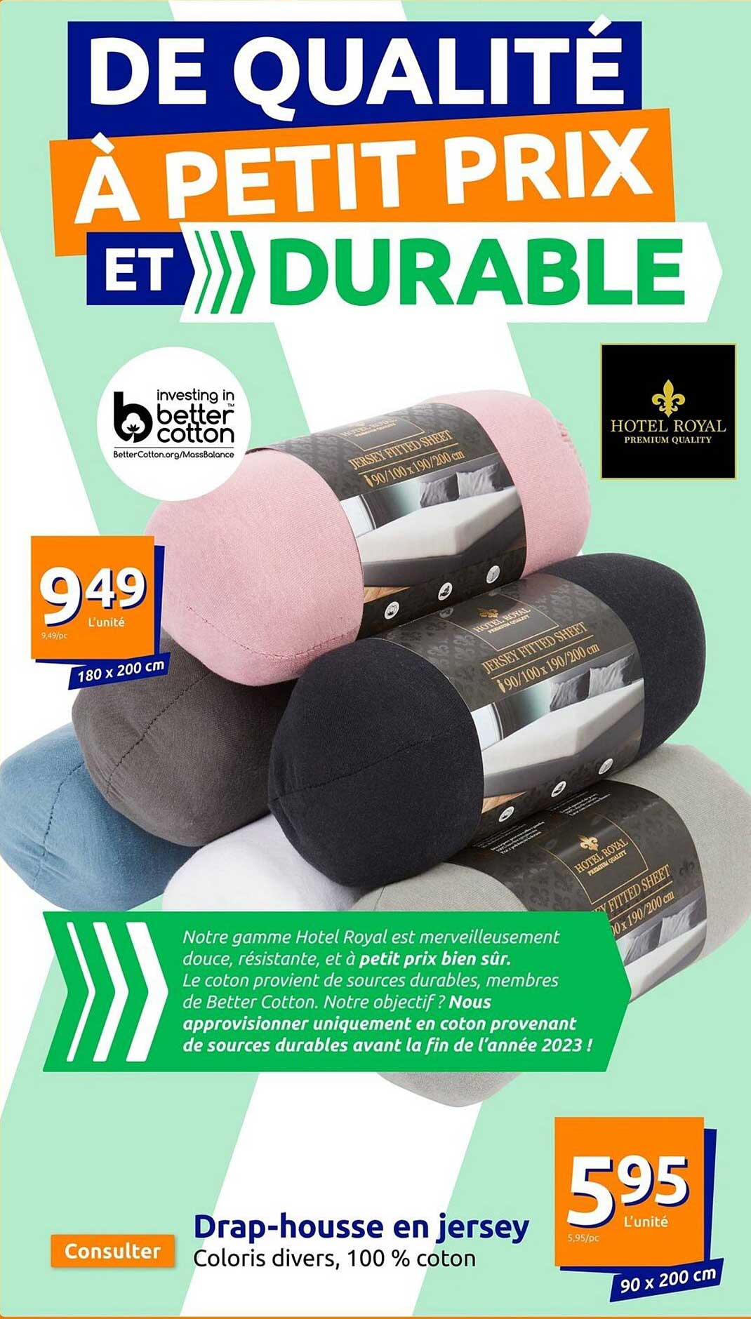 drap-housse en jersey