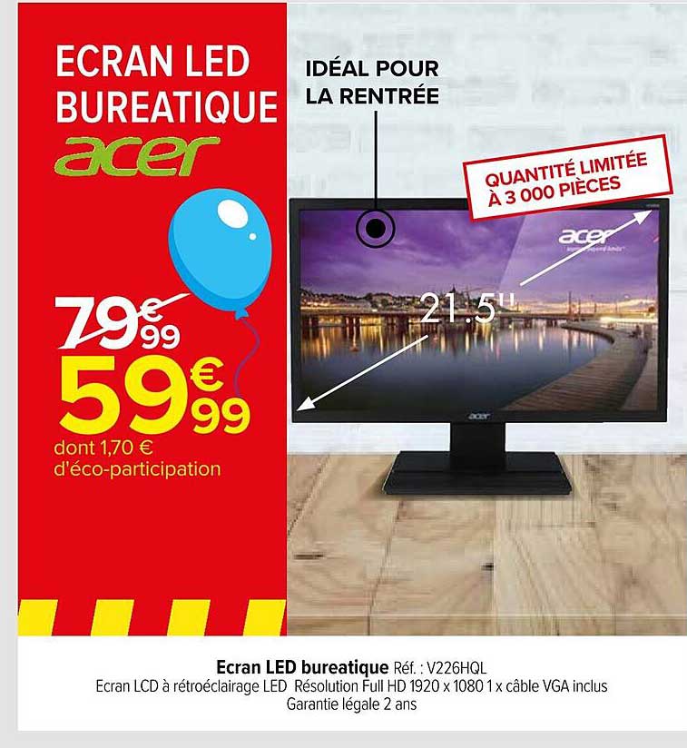 écran Led Bureautique Acer