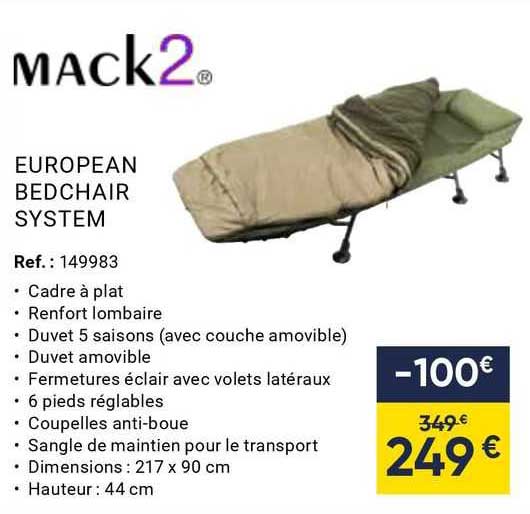 european bedchair system