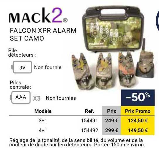 falcon xpr alarm set camo mack2
