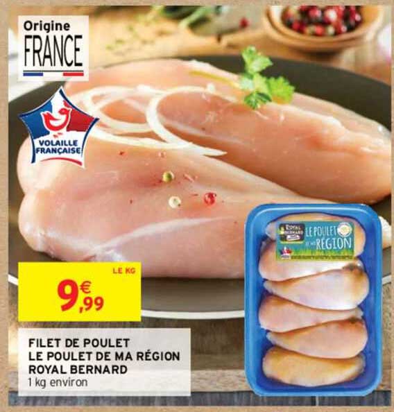 filet de poulet le poulet de ma  région royal bernard