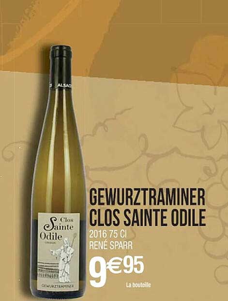 gewurztraminer clos sainte odile