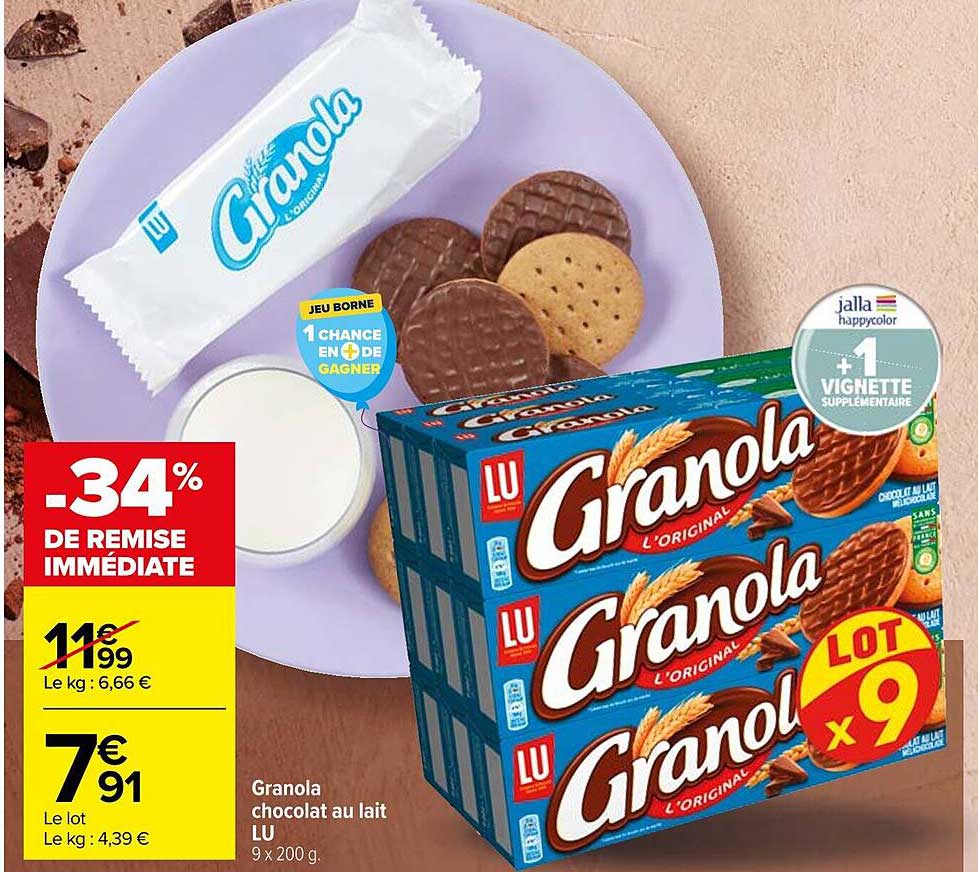 Granola Chocolat Au Lait Lu