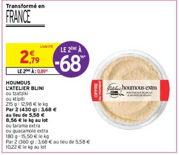 houmous l'atelier blini