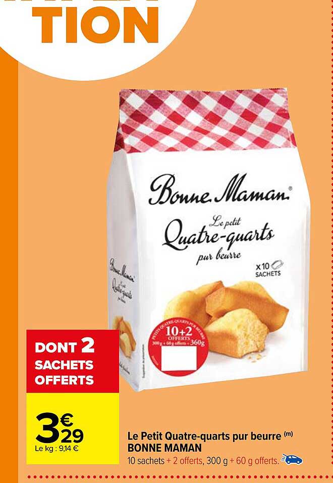 le petit quatre-quarts pur beurre bonne maman