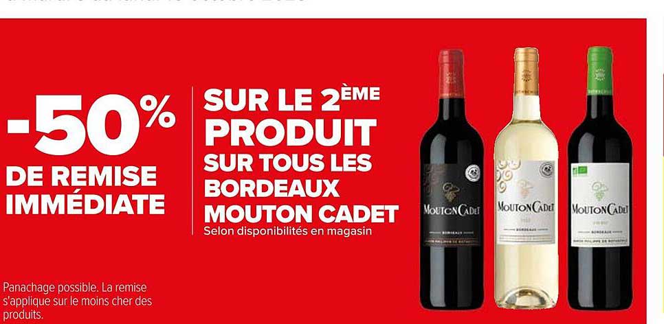 les bordeaux mouton cadet