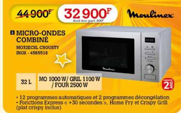 moulinex micro-ondes combiné