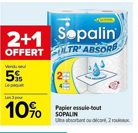 papier essuie-tout sopalin