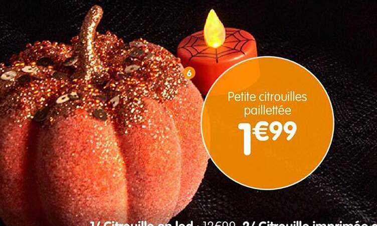 petite citrouilles pailletée