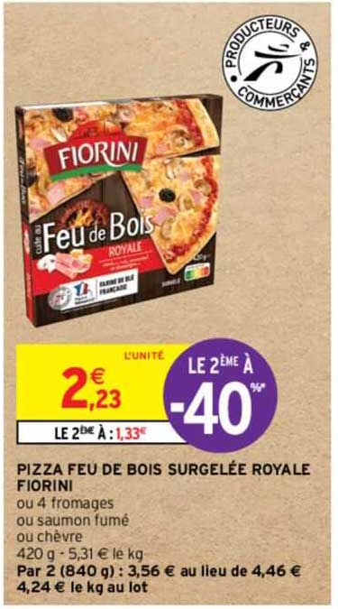 Pizza Feu De Bois Surgelée Royale Fiorini
