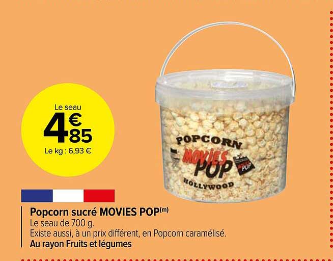 popcorn sucré movies pop