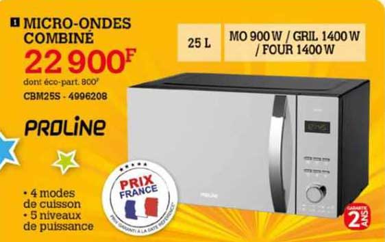 proline micro-ondes combiné