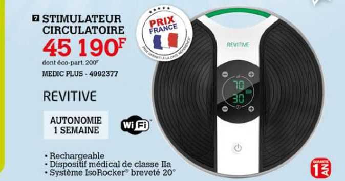 revitive stimulateur circulatoire