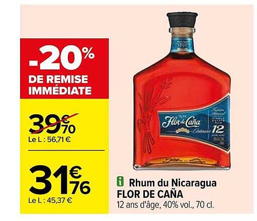 rhum du nicaragua flor de caña