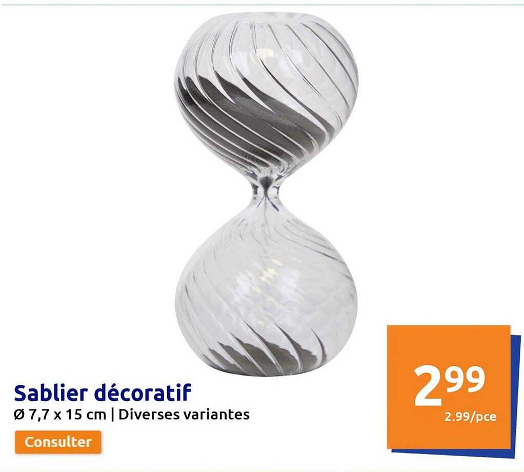 sablier décoratif