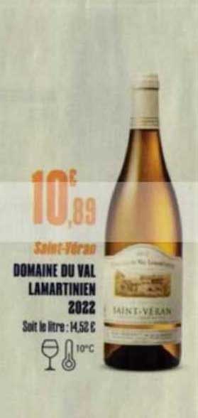 saint-véran domaine du val lamartinien 2022