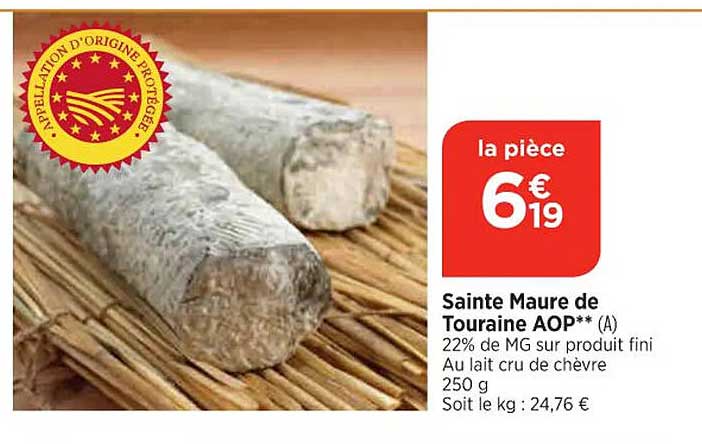 sainte maure de touraine aop