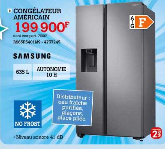 samsung congélateur américain
