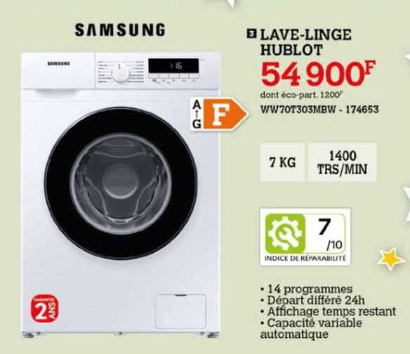 Samsung Lave-linge Hublot