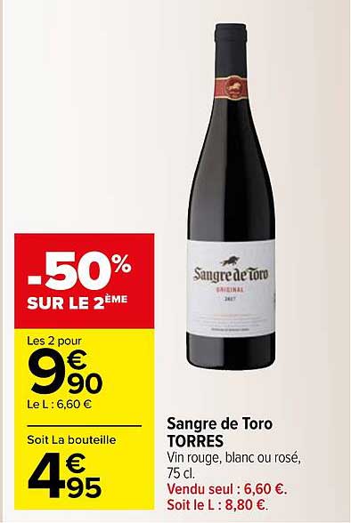 sangre de toro torres