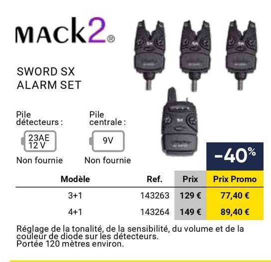 sword sx alarm set mack2