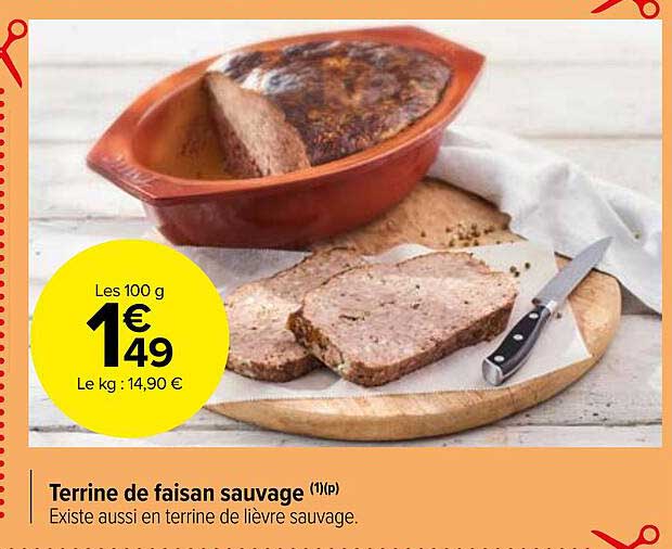 terrine de faisan sauvage