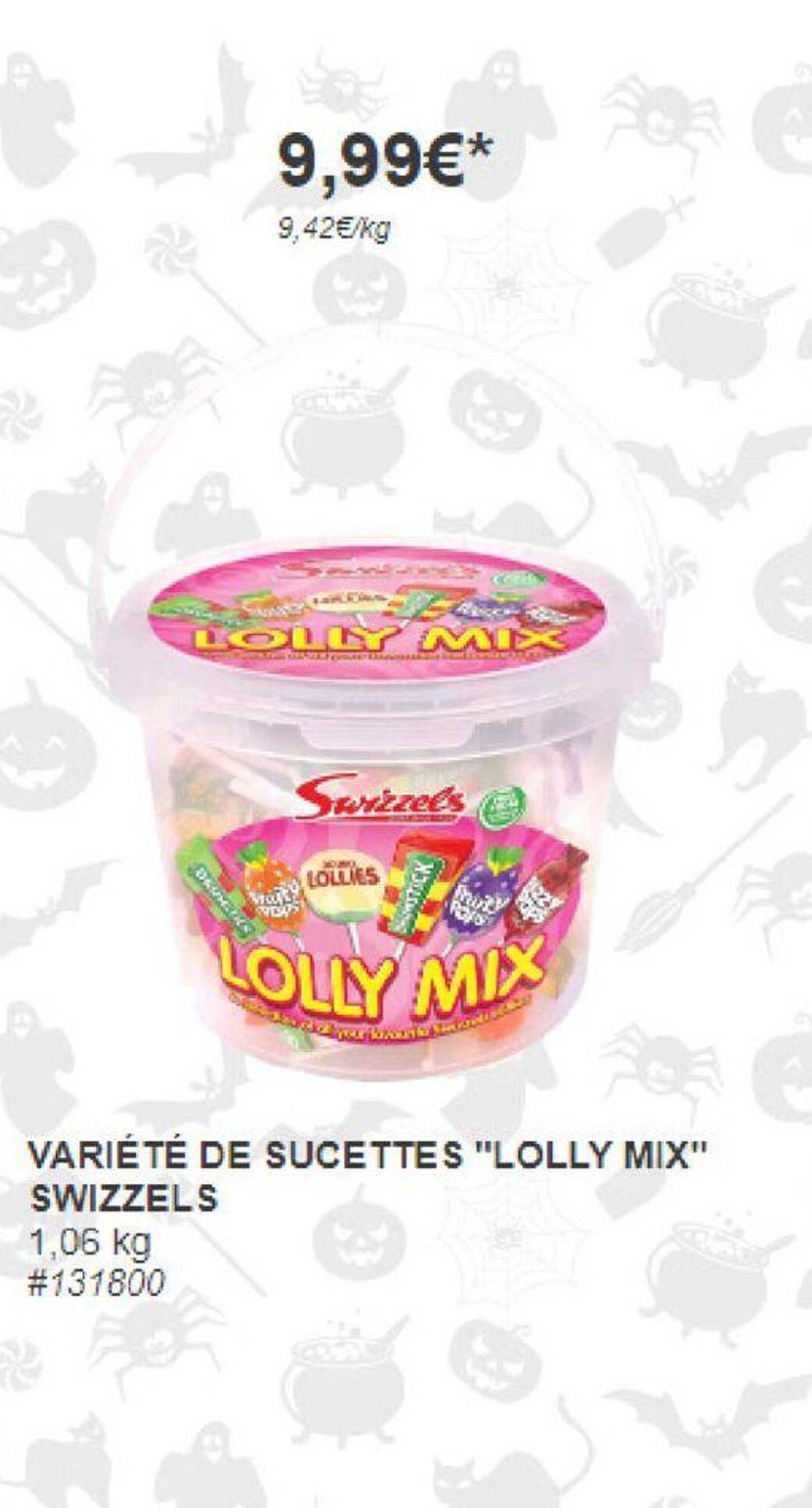 variété de sucettes "lolly mix" swizzels