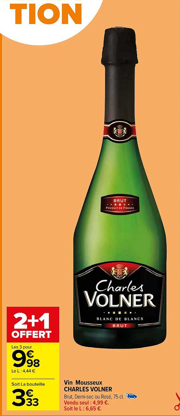 vin mousseux charles volner