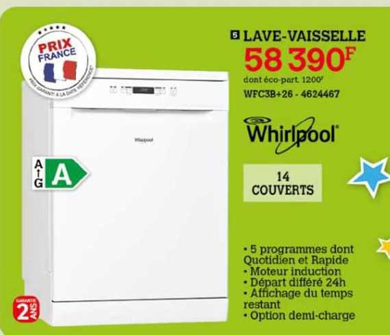 whirlpool lave-vaisselle