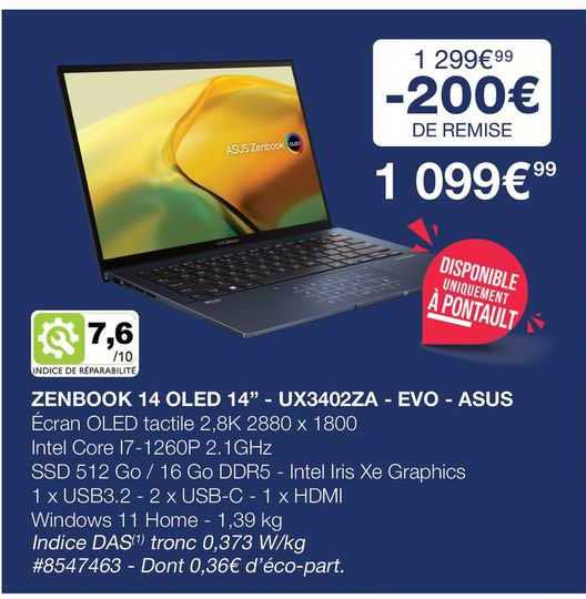 zenbook 14 oled 14" - evo - asus