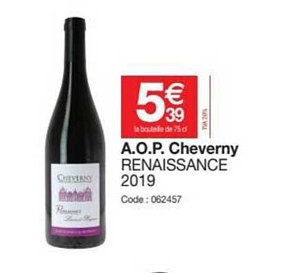 a.o.p. cheverny renaissance 2019