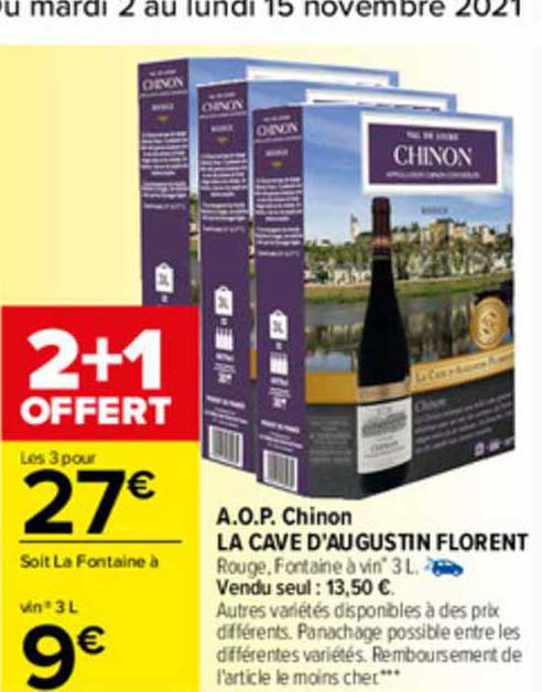 a.o.p. chinon la cave d'augustin florent