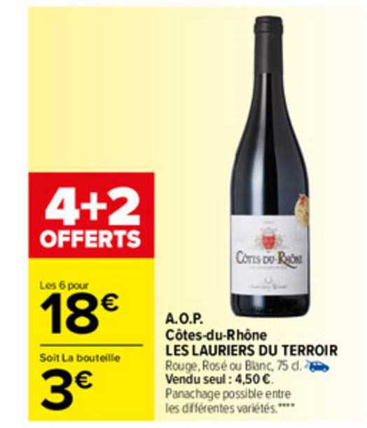 a.o.p. côtes-du-rhône les lauriers du terroir