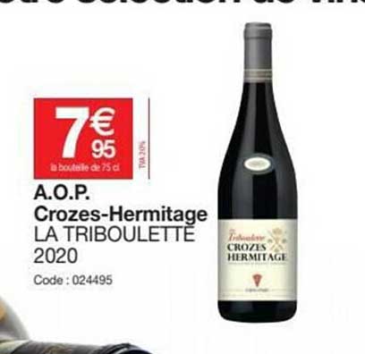 a.o.p. crozes-hermitage la triboulette 2020