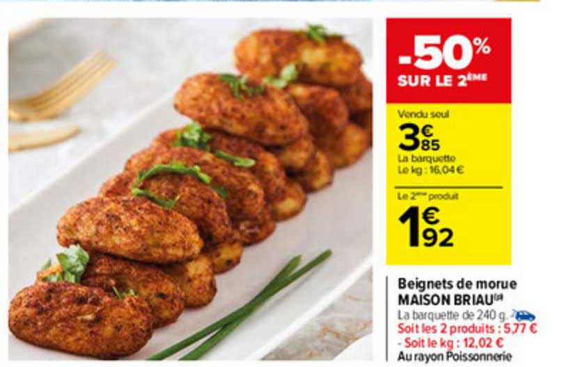 Beignets De Morue Maison Briau