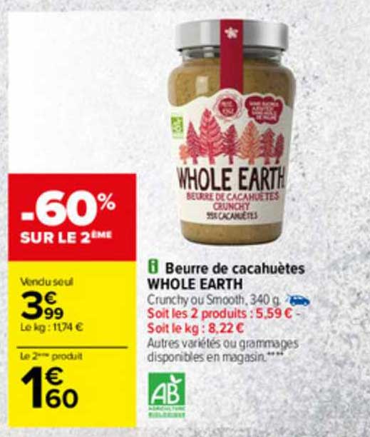 Beurre De Canachuètes Whole Earth