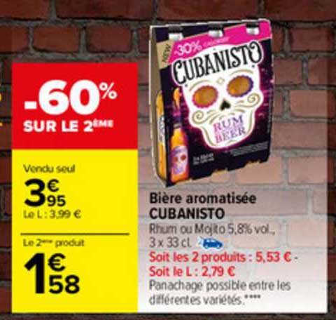 Bière Aromatisée Cubanisto