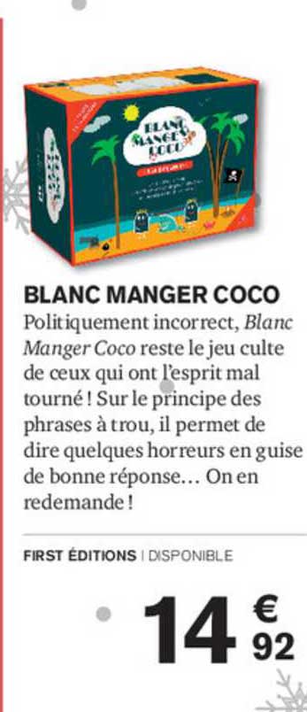 blanc manger coco
