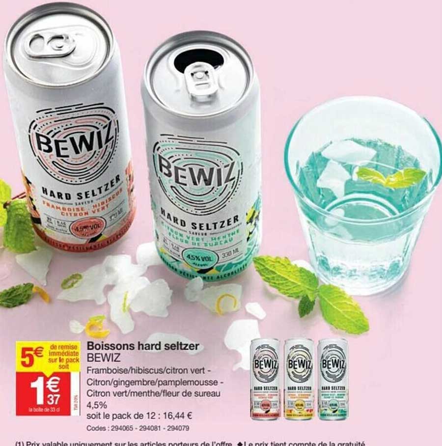 boissons hard seltzer bewiz