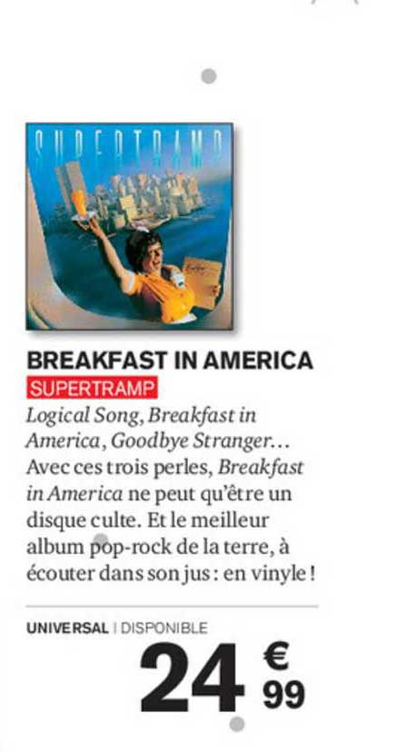 breakfast in america - supertramp