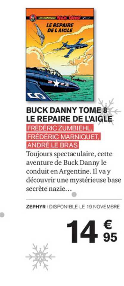 buck danny tome 8 le repaire de l'aigle frédéric zumbiehl, frédéric marniquet, andré le bras