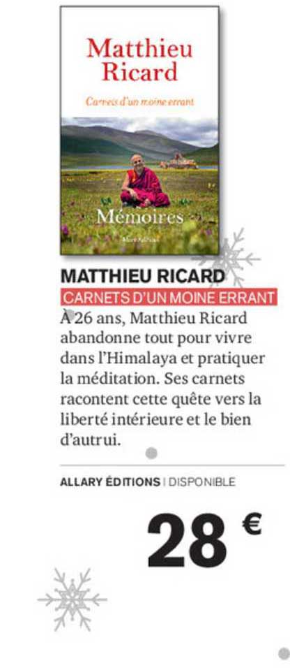carnets d'un moine errant - matthieu ricard