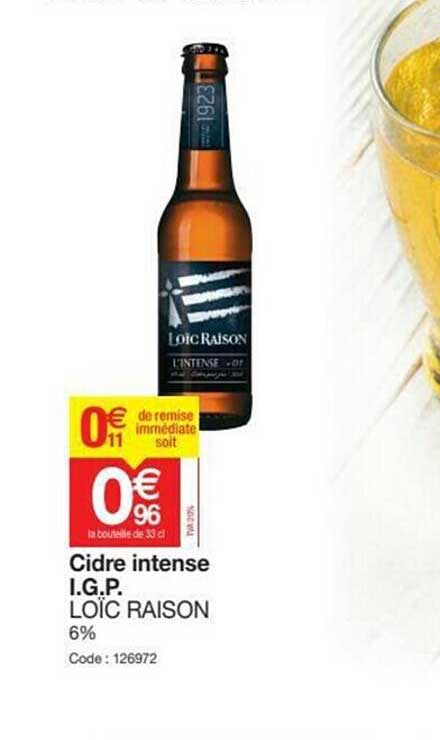 cidre intense i.g.p. loïc raison