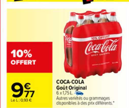 coca-cola goût original