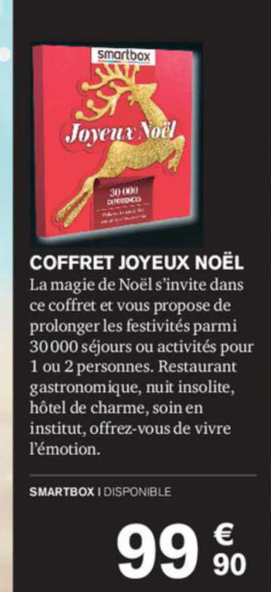 Coffret Joyeux Noël Smartbox