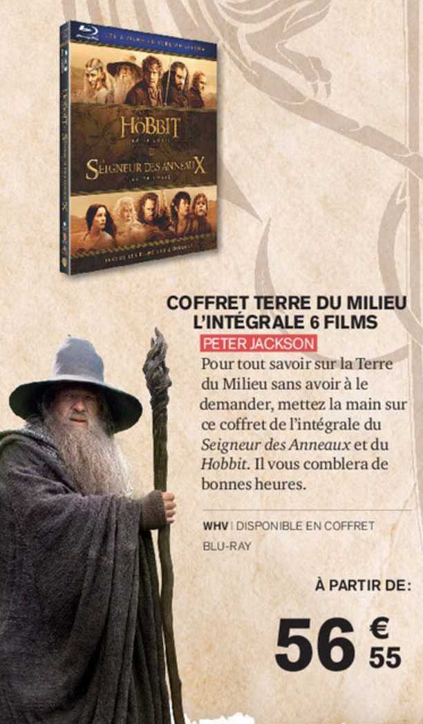 coffret terre du milieu l'intégrale 6 films - peter jackson