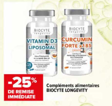 compléments alimentaires biocyte longevity