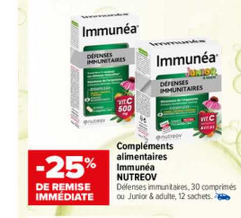 compléments alimentaires immunéa nutreov